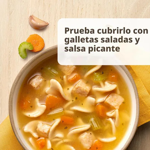Vista 6 de Campbell's Homestyle Sopa de fideos con pollo, lata de 16.1 onzas