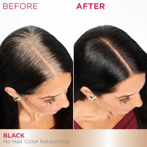 Vista 3 de Garnier Color Sensation Root Retouch - Tinte permanente para el cabello para raíces con cobertura 100% de las canas y sin amoníaco, tinte para Negro