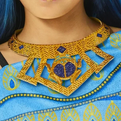 Vista 2 de InSpirit Designs Monster High Disfraz de Cleo De Nile para niñas, disfraz de cosplay para Halloween