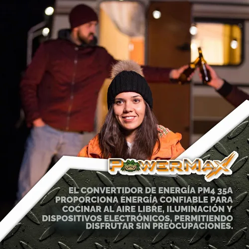 Vista 6 de PowerMax 35 Amp Convertidor de energía para RV Cargador de batería inteligente de 4 etapas de 12V 110V AC a 12V DC Salida ajustable