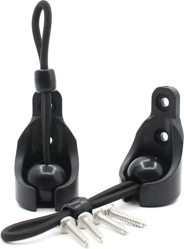 Vista 3 de Kit de bungee para persianas enrollables, para interiores y exteriores (negro)