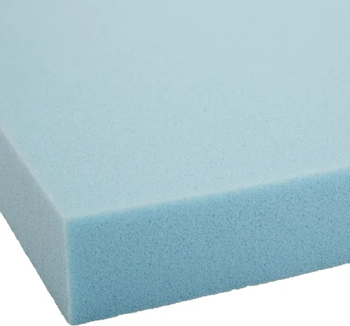 Vista 3 de Amazon Basics Cubrecolchón tamaño individual, infusión de gel refrescante, certificado CertiPUR-US, 2 pulgadas, azul