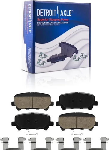 Vista 25 de Detroit Axle - Kit de freno delantero para Ford F-150 2010-2011, Ford Expedition Lincoln Navigator 2010-2021, repuesto de pastillas de freno