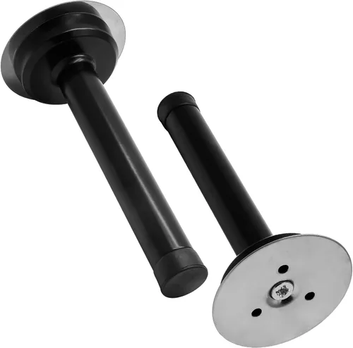 Vista 5 de 1 tope de puerta de 5 pulgadas, tope de puerta largo autoadhesivo, tope de puerta de acero inoxidable con amortiguación de sonido, tope de puerta