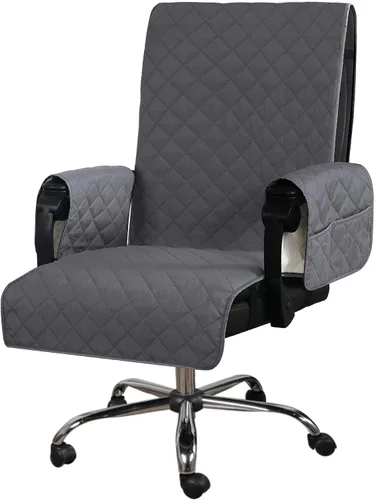 Vista 10 de H.VERSAILTEX Funda para silla de comedor resistente al agua, reversible, con hebilla antideslizante, suave, extraíble, para silla alta de gran
