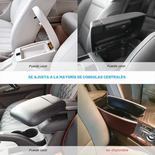 Vista 5 de Funda Esponjosa para Reposabrazos de Automóvil, Almohadilla Universal para Consola Central de Automóvil, Accesorios de Decoración de Funda para Caja