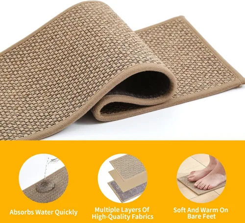 Vista 4 de Qozary Peldaños de escalera para peldaños de madera para interiores, paquete de 15 peldaños de escalera, 8 x 30 pulgadas para escaleras alfombradas