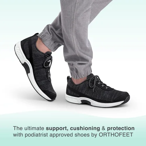 Vista 2 de Orthofeet Men's Orthopedic Knit Lava Sneakers