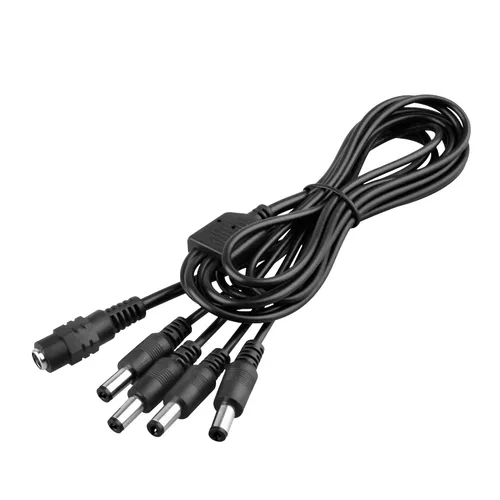 Vista 6 de Cable de alimentación divisor de cámaras de seguridad BNC (divisor de 4 vías)