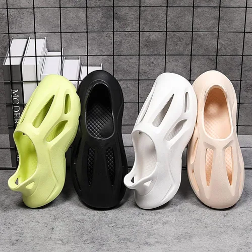 Vista 8 de Sandalias clásicas unisex para adultos, para interiores y exteriores, antideslizantes, de secado rápido, para mujer, antideslizantes, para playa