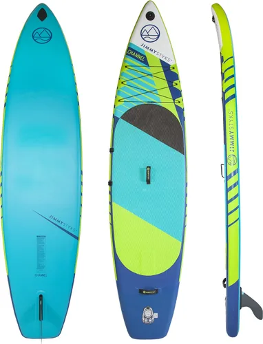 Vista 2 de Jimmy Styks Tablas inflables de remo de pie de ISUP con accesorios, canal, Strider y Mutt ISUP