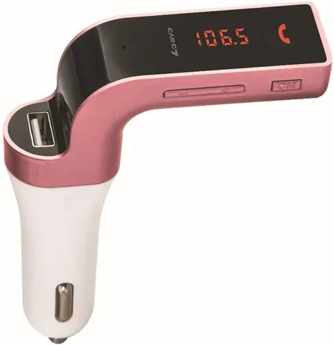 Vista 8 de Transmisor FM Bluetooth Bluetooth para automóvil, adaptador de radio inalámbrico Bluetooth de 2.1 pulgadas, kit de coche con llamadas manos libres