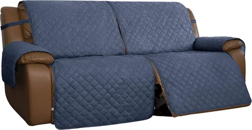 Vista 16 de Easy-Going Funda para Loveseat Reclinable de Gran Tamaño, Funda de Sofá Reversible para Reclinable Doble, Funda de Sofá Dividida para Cada Asiento