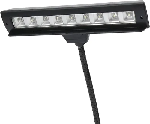 Vista 9 de Keenso Luces de soporte de música, lámpara de soporte de música recargable, luces LED de libro con clip en cuello ajustable recargable USB lámpara