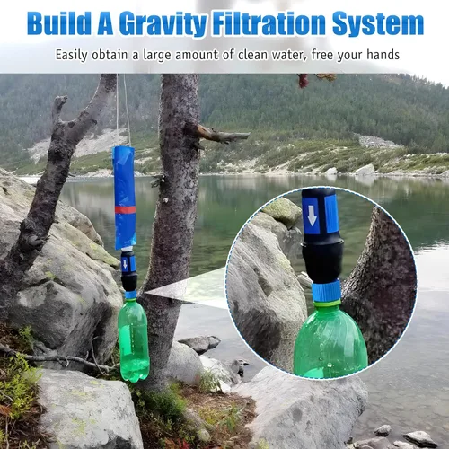 Vista 5 de Kit de acoplamiento de filtro de agua de 4 piezas, compatible con filtro