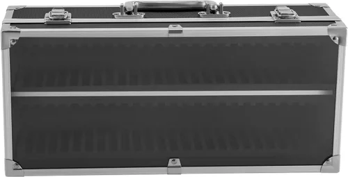 Vista 7 de Caja de almacenamiento de monedas para 50 soportes de monedas de losa, soportes de losa de monedas, estuche de almacenamiento de monedas, caja