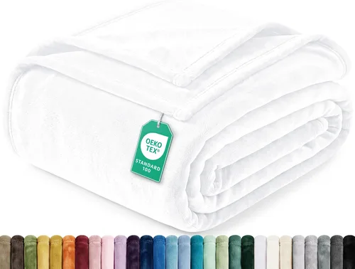 Vista 20 de Utopia Bedding Manta de forro polar negro, tamaño individual, ligera, mullida, suave, antiestática de microfibra (60 x 80 pulgadas)