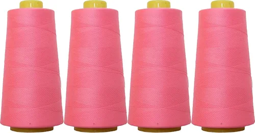Vista 102 de Threadart Hilo Serger - Costura Poliéster - 2750 Yard Cono 40/2 - Aguamarina Polyester serger thread for overlock sewing, seams and garment