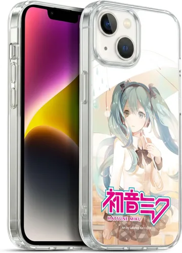 Vista 12 de Head Case Designs Licencia Oficial Hatsune Miku Gráficos Lindos Carcasa de Gel [Protección de Grado Militar] Compatible con Apple iPhone 7