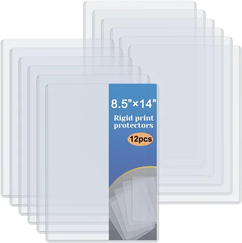 Vista 11 de Rainmae Paquete de 30 protectores rígidos de impresión de 4 x 6 pulgadas, protectores rígidos transparentes e impermeables para hojas de páginas