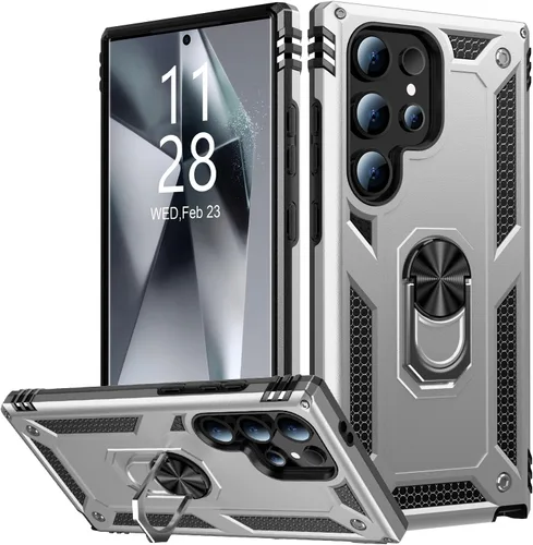 Vista 66 de IKAZZ Funda para Galaxy S21, Grado Militar Resistente a Golpes de Servicio Pesado Cubierta Protectora para Teléfono Pasa Prueba de Caída de 16 pies