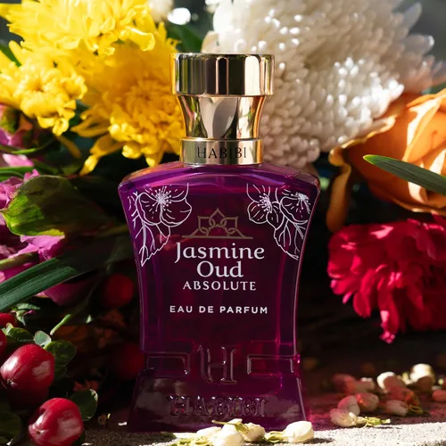 Vista 6 de Jasmine Oud Absolute - Perfume árabe para mujer - 2.5 oz (75ML) Fragancias de larga duración para mujer, aroma floral amaderado con notas de cuero