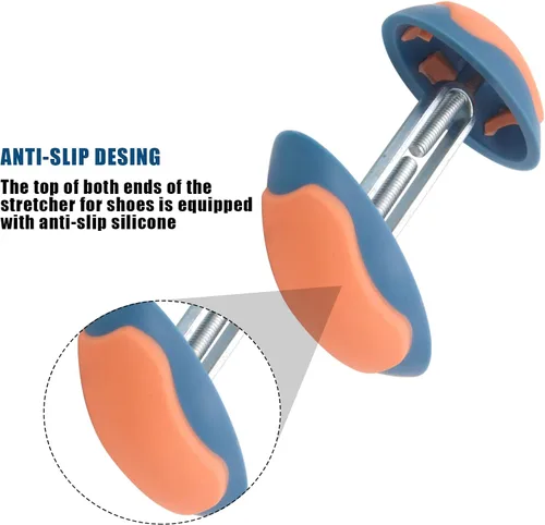 Vista 5 de Mini ensanchadores de zapatos para pies anchos, expansor antideslizante más ancho ajustable para hombres y mujeres, zapatos de cirugía plástica