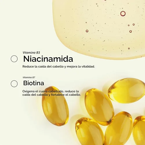 Vista 6 de Ampollas de pelo de leche de jengibre para cuero cabelludo con biotina