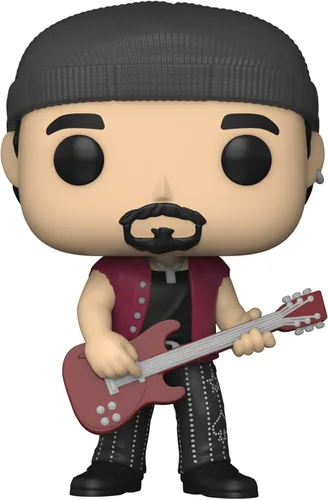 Vista 2 de Funko Pop Rocks: U2 - The Edge - Figura de vinilo coleccionable - Idea de regalo - Producto oficial - Juguetes para niños y adultos - Fans