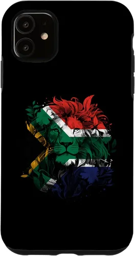 Vista 8 de South African Flag Vintage Lion South Africa Pride Leeu Case for iPhone 17