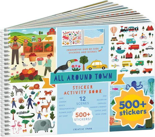 Vista 42 de Cupkin Libro de calcomanías de princesas para niños, un mundo mágico de Cupkin, artículos esenciales de viaje en avión para niños pequeños, más