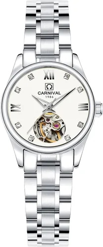 Vista 6 de TEINTOP Carnival His or Hers Reloj mecánico automático para parejas para hombres y mujeres Set de 2