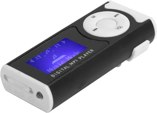 Vista 6 de Reproductor de MP3, soporte para reproductor de música 16 GB, tarjeta de extensión LCD, reproductor de música digital portátil con cable USB