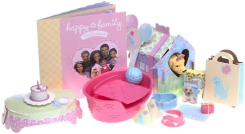 Vista 3 de Barbie Barrio Familiar Feliz - Midge & Baby (Aa)