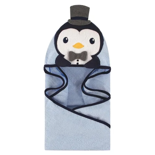 Vista 72 de Hudson Baby Toalla con capucha unisex de algodón con cara de animal para bebé, cocodrilo, talla única