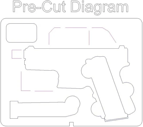 Vista 5 de Case Club Funda para adaptarse a cargadores Glock 19 y 4. Precortada, resistente, impermeable