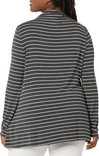 Vista 4 de Tienda Essentials Women's Jersey Long-Sleeve Mock Neck Swing Tunic (Previously Daily Ritual)