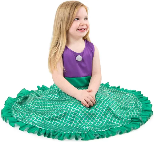 Vista 5 de Little Adventures Vestido de princesa sirena