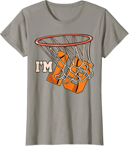 Vista 81 de Camiseta número 15 con temática de baloncesto para fiesta de cumpleaños, Negro, S