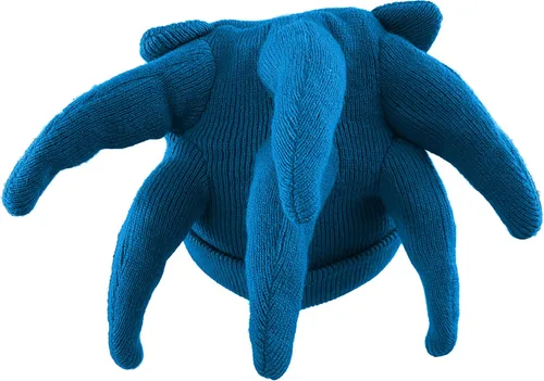 Vista 5 de Seven Times Six Sonic The Hedgehog - Gorro para disfraz con cara bordada en 3D color azul