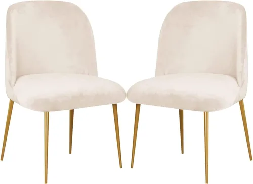 Vista 33 de Juego de 2 fundas superelásticas para sillas de comedor de 2/4/6, funda de terciopelo para sillas modernas de mediados de siglo, funda de silla sin