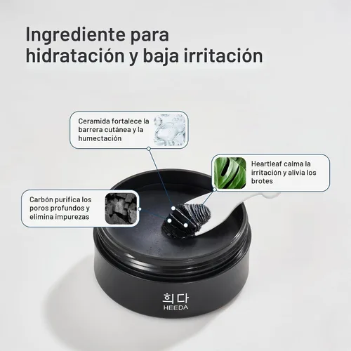 Vista 7 de Bálsamo limpiador de carbón coreano, removedor de maquillaje