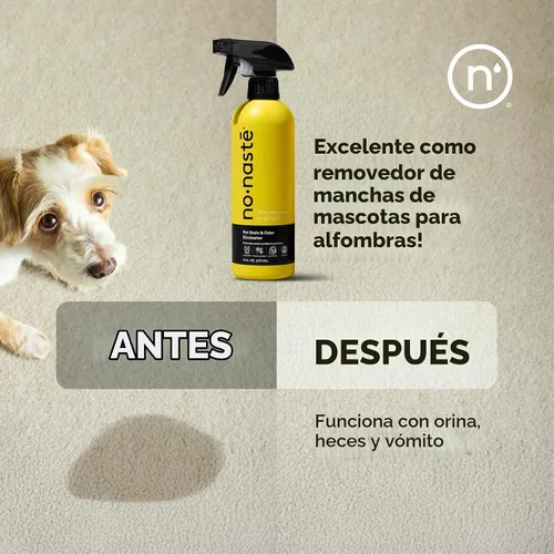 Vista 3 de Nonaste Spray enzimático eliminador de manchas y olores para mascotas