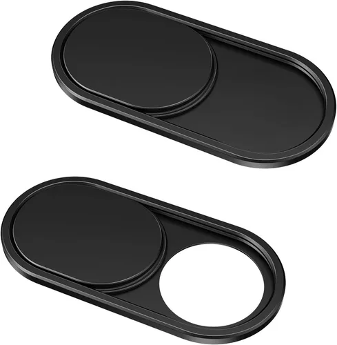 Vista 8 de CloudValley Funda deslizante para cámara de laptop, de metal, ultrafina, de rosa-2 piezas