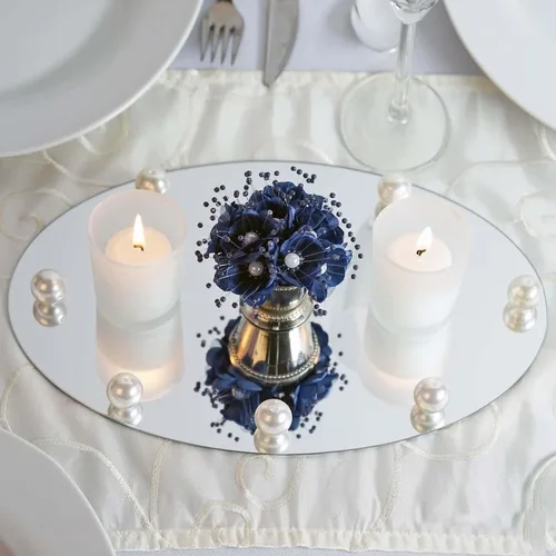 Vista 18 de Efavormart - Espejo cuadrado de cristal de 8 pulgadas, decoración de mesa para bodas, fiestas, centros de mesa, 6