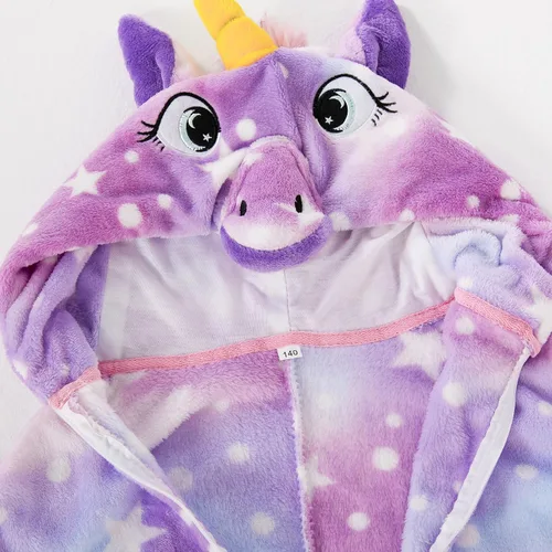Vista 44 de Mameluco de unicornio para pijamas de animales, cosplay, disfraz unisex de Halloween