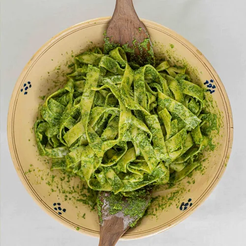 Vista 7 de Morelli Pappardelle - Pasta orgánica con germen de trigo - Pasta importada de Italia, pasta de fideos Pappardelle, fideos anchos, 17.6 oz (500 g)