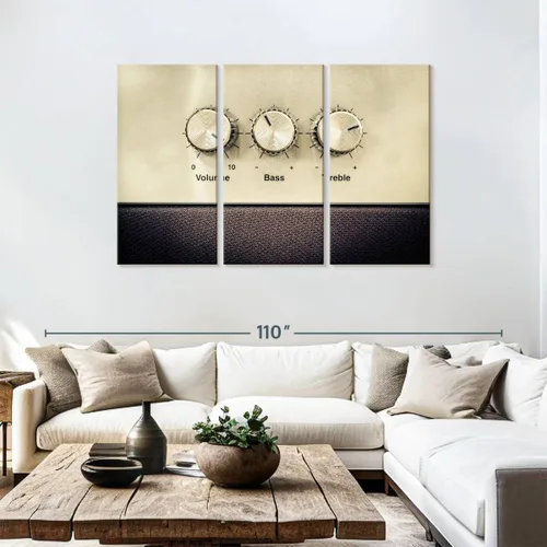 Vista 62 de Elephant Stock BW - Reproductor de discos de vinilo para pared, lienzo horizontal, decoración de pared de sala de estar de 3 piezas, impresión