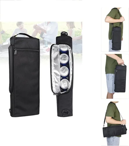 Vista 3 de Golf Cooler Bag, Unique Golf Gifts for Men Dad Husband Grandpa Him Christmas Stocking Stuffers Gift(7 cans)