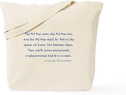 Vista 7 de CafePress HPL: Old Ones Tote Bag Reusable Natural Beige Canvas Shopping Bag